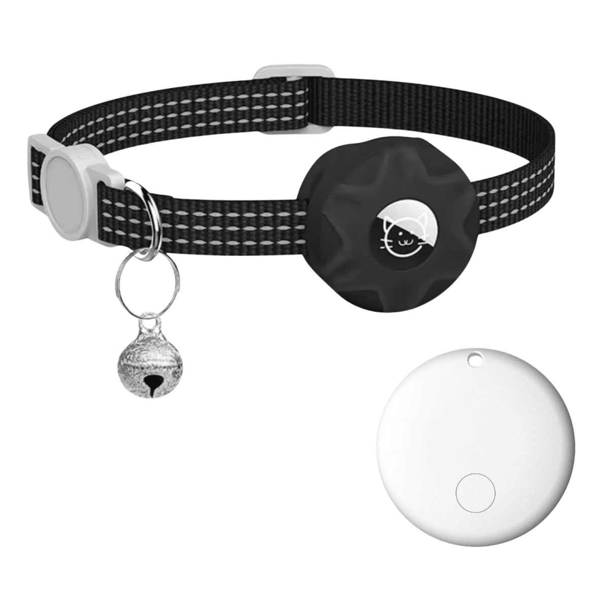 Smart Tracker Collar for Cats and Dogs – Pet Tracker for Android, Works with Google Find My Device, Reflective — photo 13