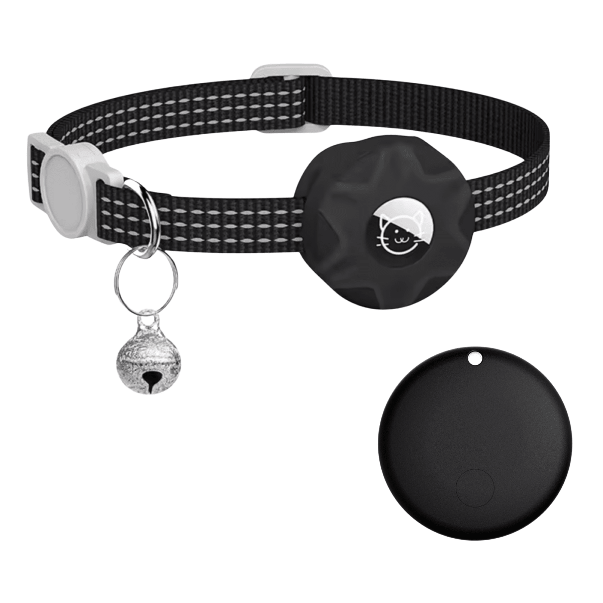 Smart Tracker Collar for Cats and Dogs – Pet Tracker for Android, Works with Google Find My Device, Reflective — photo 6