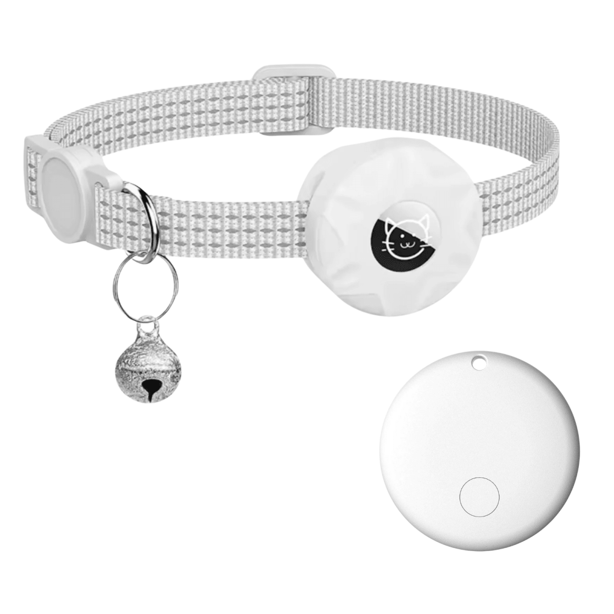 Smart Tracker Collar for Cats and Dogs – Pet Tracker for Android, Works with Google Find My Device, Reflective — photo 7
