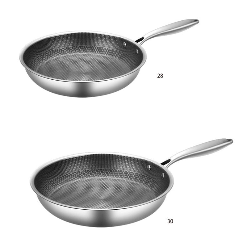 Stainless Steel Non-Stick Frying Pan – Scratch-Resistant Honeycomb Skillet, 7-Ply, Induction & Oven Safe, PFOA-Free — photo 8