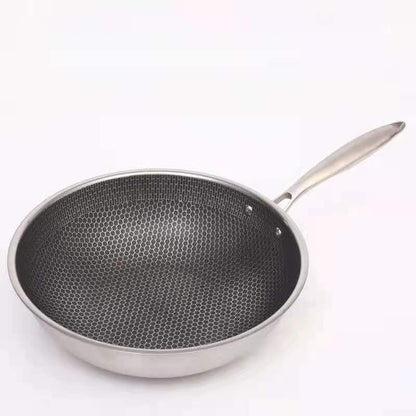 Stainless Steel Non-Stick Frying Pan – Scratch-Resistant Honeycomb Skillet, 7-Ply, Induction & Oven Safe, PFOA-Free — photo 7