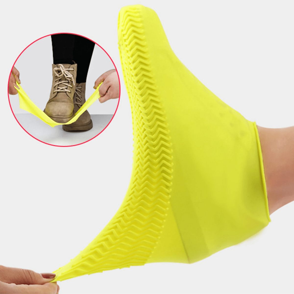 Waterproof Shoe Covers – Reusable Elastic Rain Overshoes for Walking & Cycling, Washable, 5 Colours, S–L — photo 2