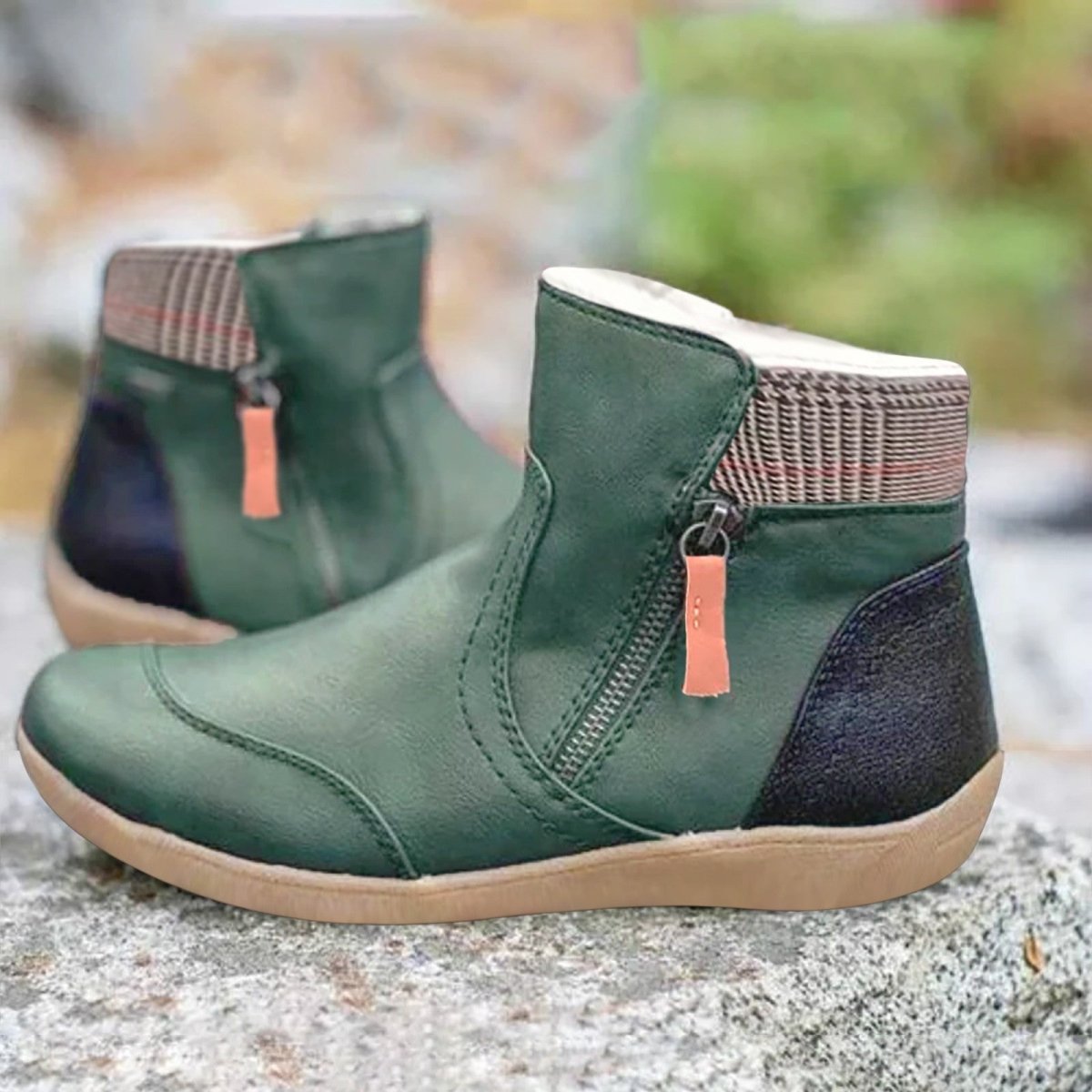 Women's Water-Repellent Ankle Boots – Booties with Side Zip & Non-Slip Tread, 5 Colours, EU 34–44 – Luna — photo 1