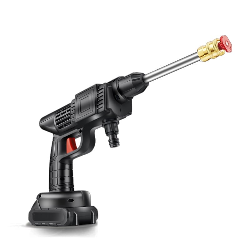 Cordless Portable High Pressure Water Spray Gun - Battery-Powered 22 Bar Outdoor Cleaner — photo 2