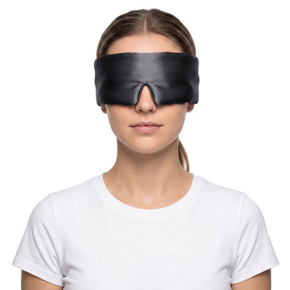 Silk Eye Mask, 3D Contoured with 19 Momme Mulberry Silk — photo 1