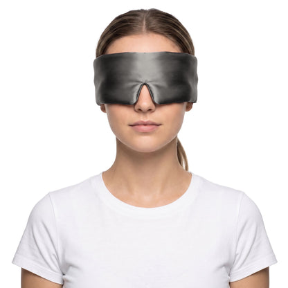 Silk Eye Mask, 3D Contoured with 19 Momme Mulberry Silk — photo 5