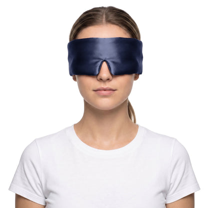Silk Eye Mask, 3D Contoured with 19 Momme Mulberry Silk — photo 3