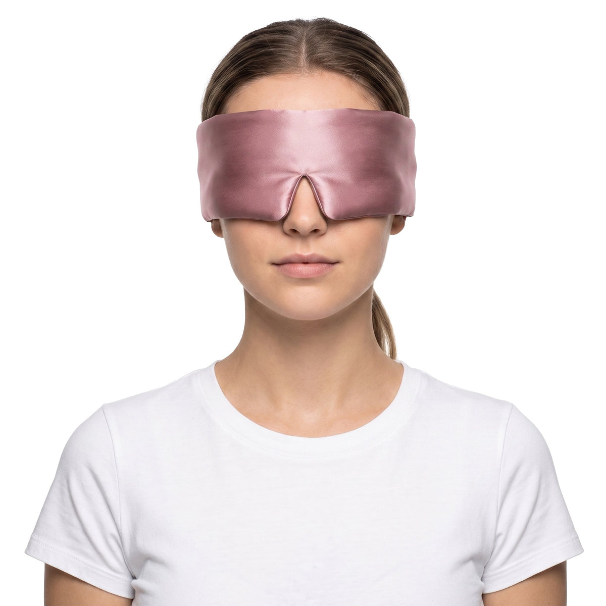 Silk Eye Mask, 3D Contoured with 19 Momme Mulberry Silk — photo 4