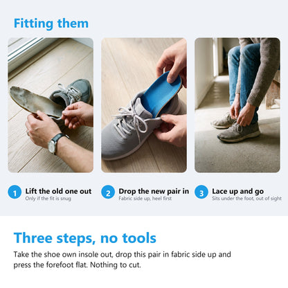 Arch Support Insoles with U-Shaped Heel Cup and Forefoot Pad — photo 9