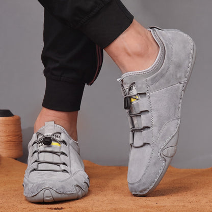 Oliver - Men's Lace-Up Moccasin Trainers with Elastic Gusset — photo 1