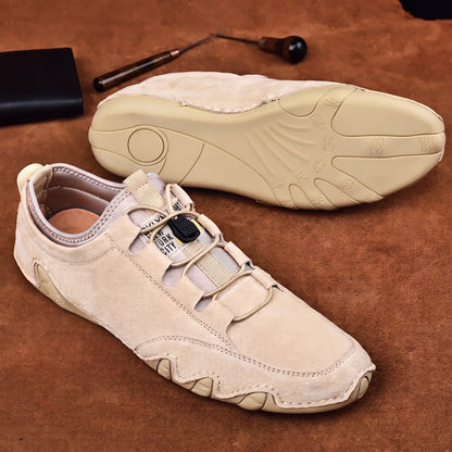 Oliver - Men's Lace-Up Moccasin Trainers with Elastic Gusset — photo 11