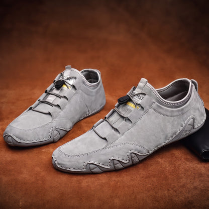 Oliver - Men's Lace-Up Moccasin Trainers with Elastic Gusset — photo 5