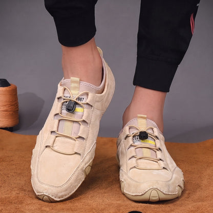 Oliver - Men's Lace-Up Moccasin Trainers with Elastic Gusset — photo 8