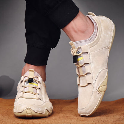 Oliver - Men's Lace-Up Moccasin Trainers with Elastic Gusset — photo 7