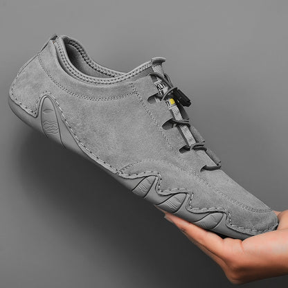 Oliver - Men's Lace-Up Moccasin Trainers with Elastic Gusset — photo 4