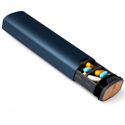 Pill Organizer with 7 Daily Compartments Sliding Tray and Protective Sleeve — photo 7