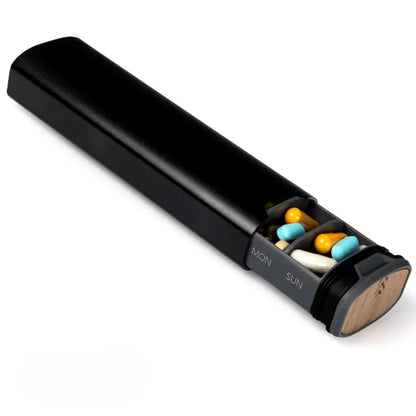Pill Organizer with 7 Daily Compartments Sliding Tray and Protective Sleeve — photo 9