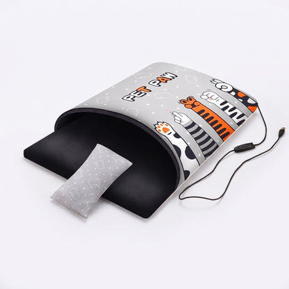 Heated Cat Bed - USB Cat Cave Bed with Removable Heating Pad — photo 3