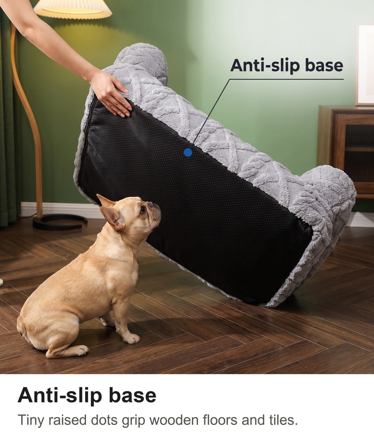 Dog Sofa Bed - Dog Couch Bed with Pillow and Washable Cover — photo 8