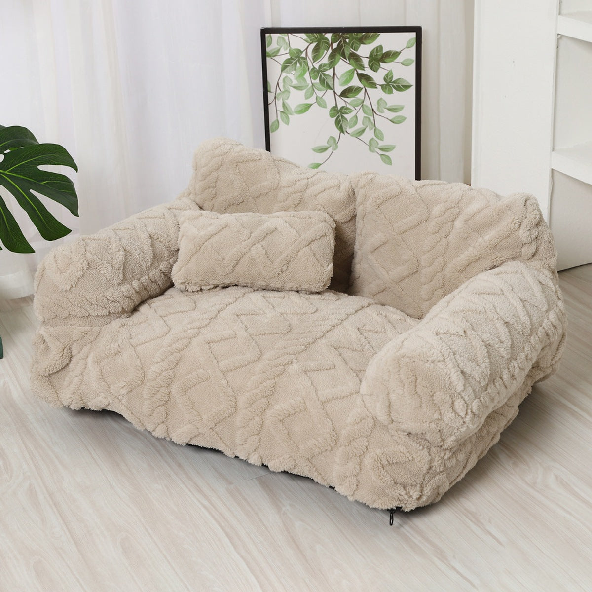 Dog Sofa Bed - Dog Couch Bed with Pillow and Washable Cover — photo 5