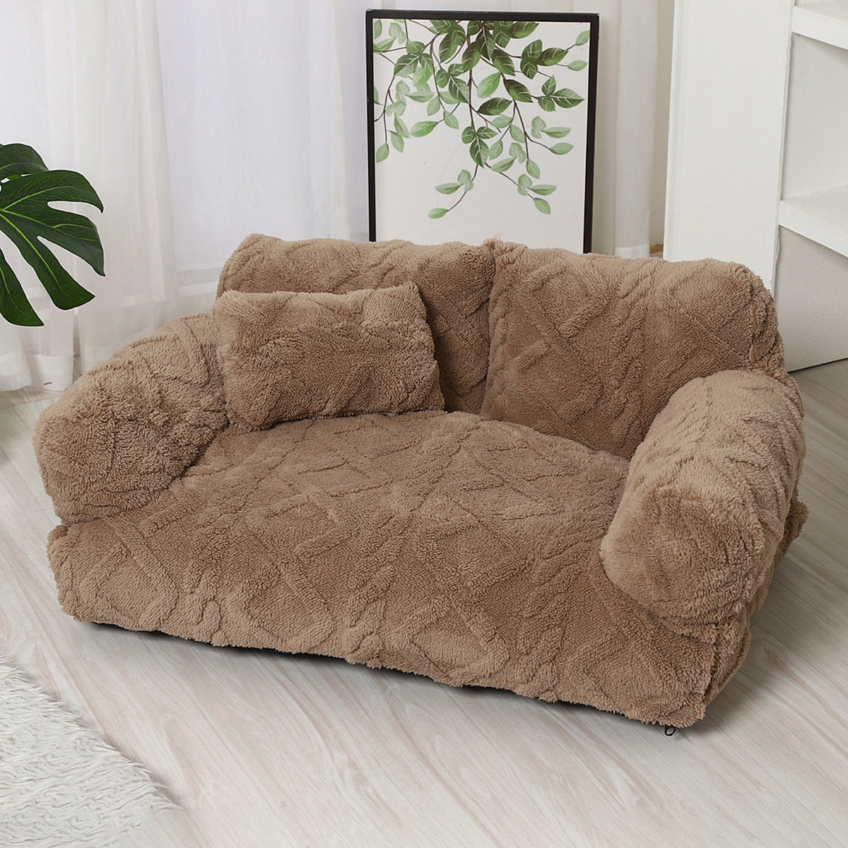 Dog Sofa Bed - Dog Couch Bed with Pillow and Washable Cover — photo 4