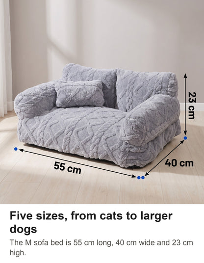 Dog Sofa Bed - Dog Couch Bed with Pillow and Washable Cover — photo 12