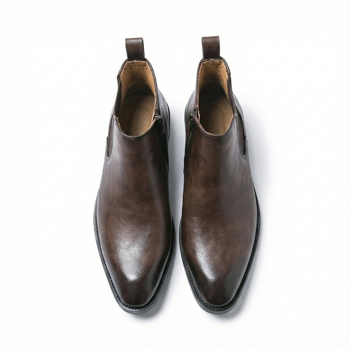 Men's Leather Chelsea Boots — photo 5