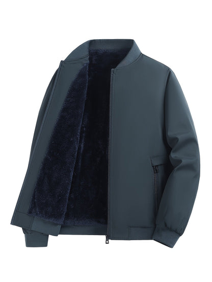 Men's Relaxed Fleece-Lined Bomber Jacket — photo 1