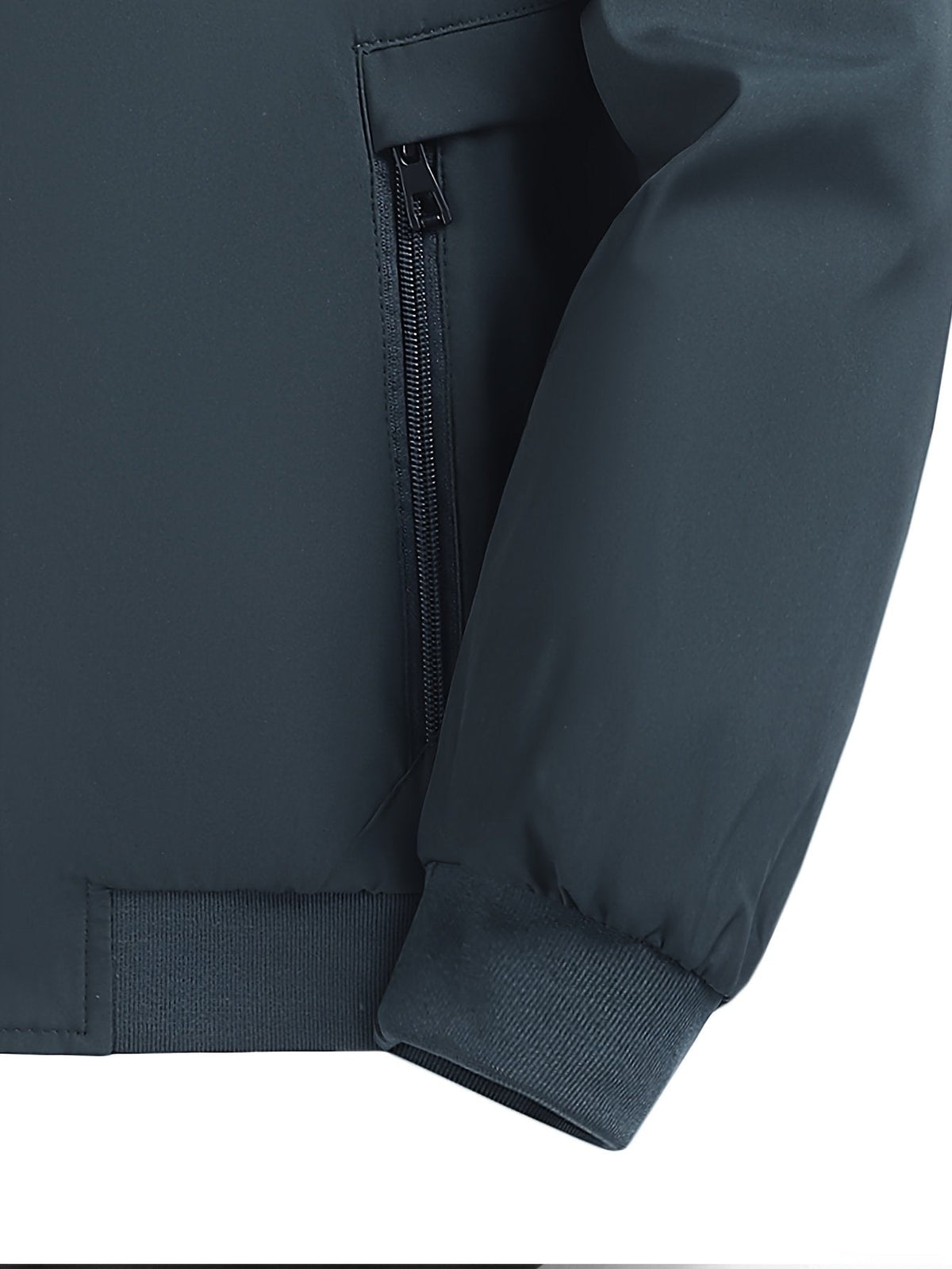 Men's Relaxed Fleece-Lined Bomber Jacket — photo 6