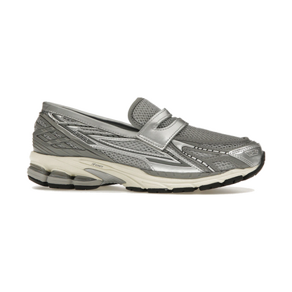 1906L Metallic Silver Loafer Sneaker – Metallic Silver & Shadow Grey (Unisex) — photo 9