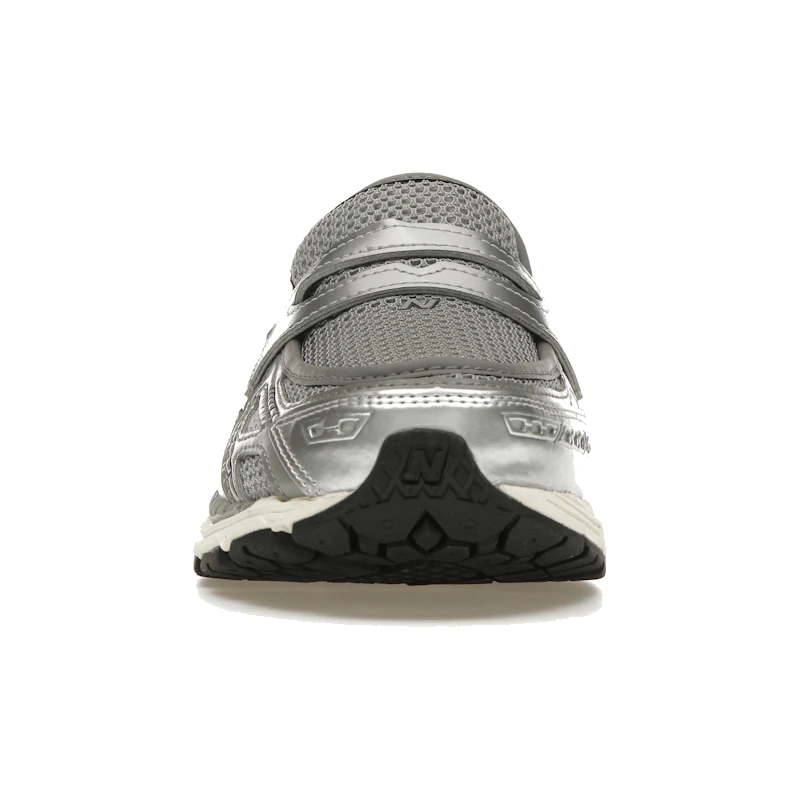 1906L Metallic Silver Loafer Sneaker – Metallic Silver & Shadow Grey (Unisex) — photo 2