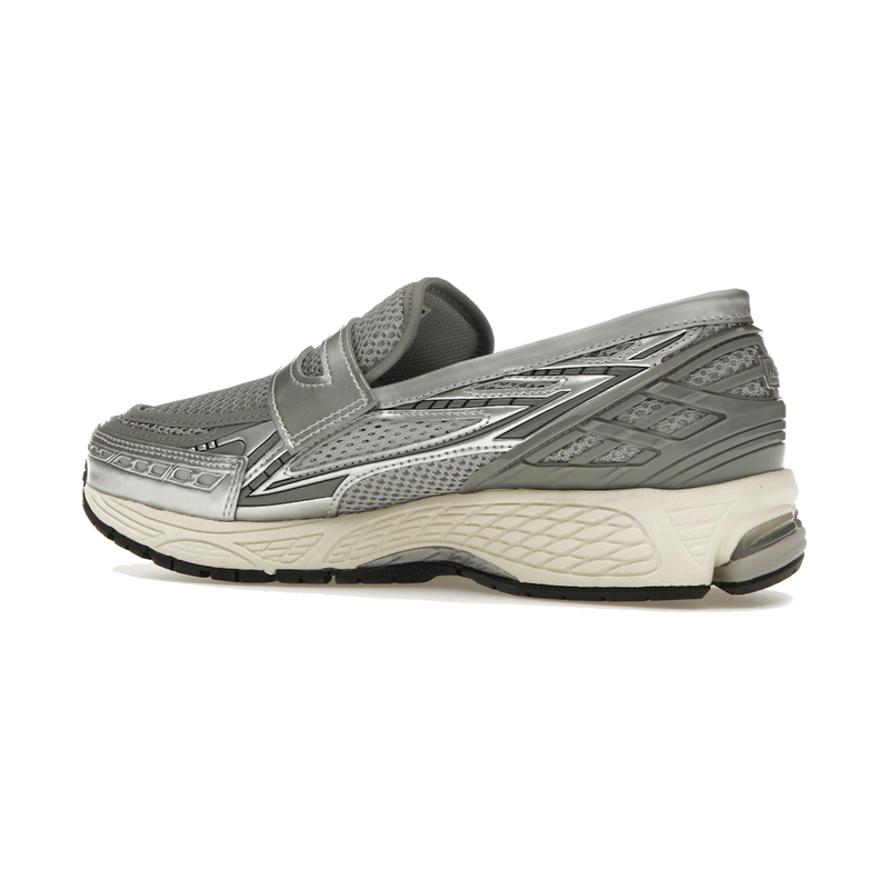 1906L Metallic Silver Loafer Sneaker – Metallic Silver & Shadow Grey (Unisex) — photo 5
