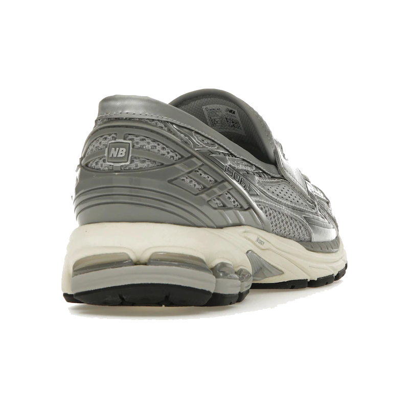 1906L Metallic Silver Loafer Sneaker – Metallic Silver & Shadow Grey (Unisex) — photo 7