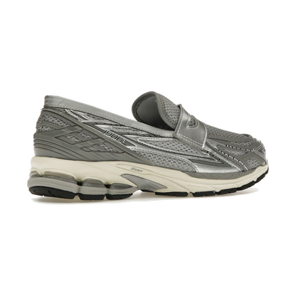 1906L Metallic Silver Loafer Sneaker – Metallic Silver & Shadow Grey (Unisex) — photo 8