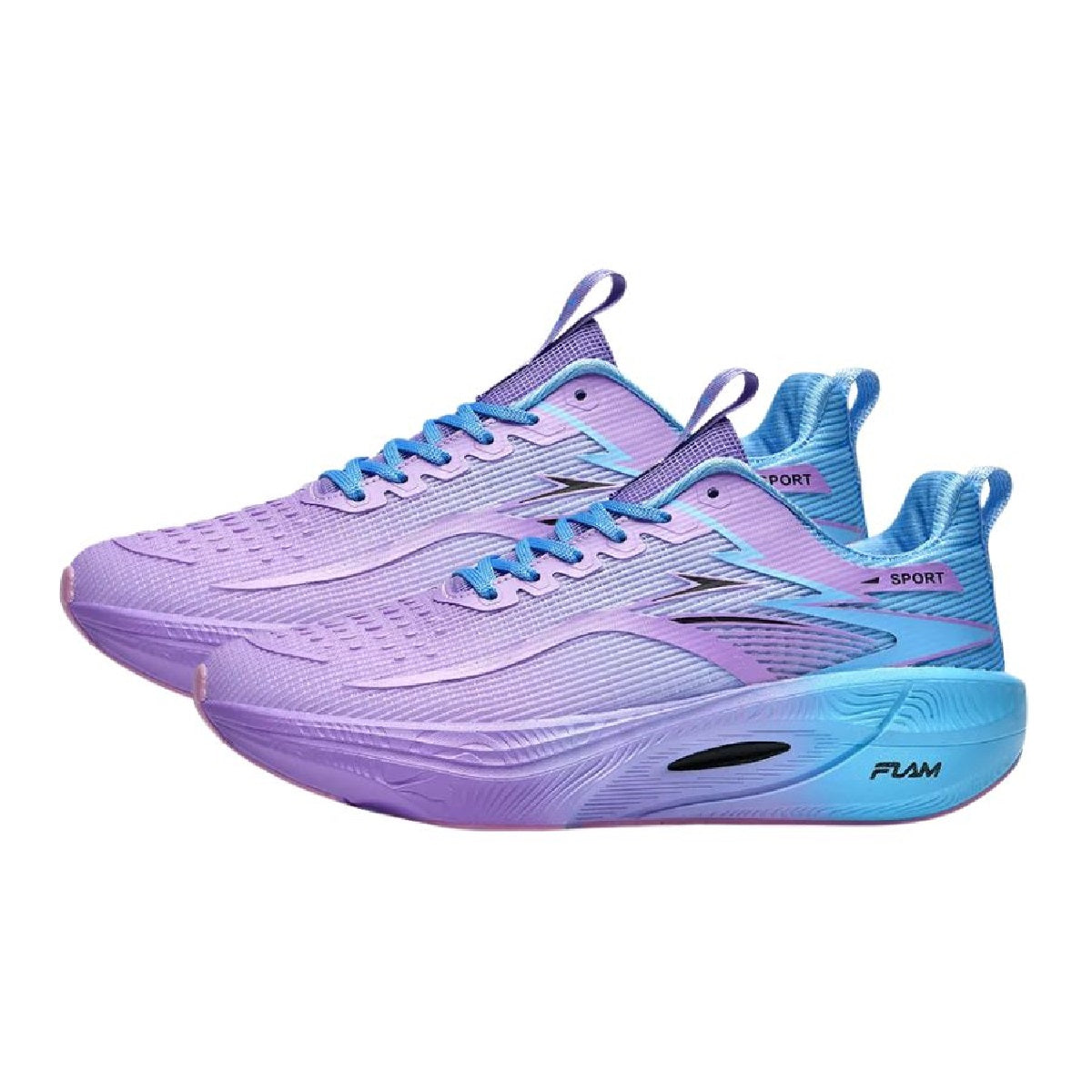 Carbon Plate Running Shoes Breathable Air Cushion Athletic Sneakers — photo 6
