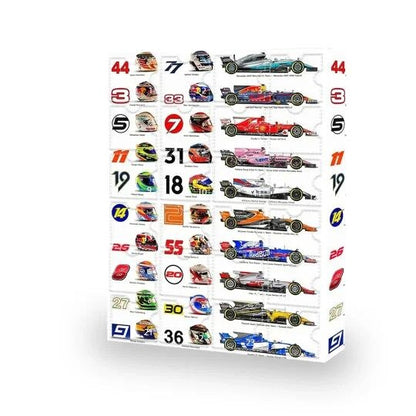 Race Car Advent Calendar – 24 Models, Paper Box, Desk Display — photo 2