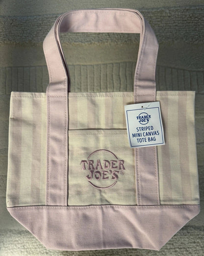 Striped Canvas Mini Tote Set of 4 — photo 3