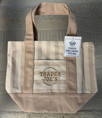 Striped Canvas Mini Tote Set of 4 — photo 4