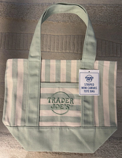 Striped Canvas Mini Tote Set of 4 — photo 5