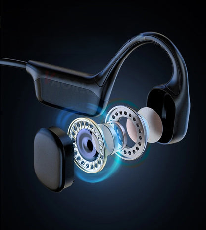 Waterproof Bone Conduction Swimming Headphones – Bluetooth 5.4 with Built-In MP3 Player & 32GB, IPX8, 4 Colours — photo 8