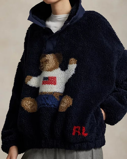 Faux Sherpa Bomber Jacket — photo 7