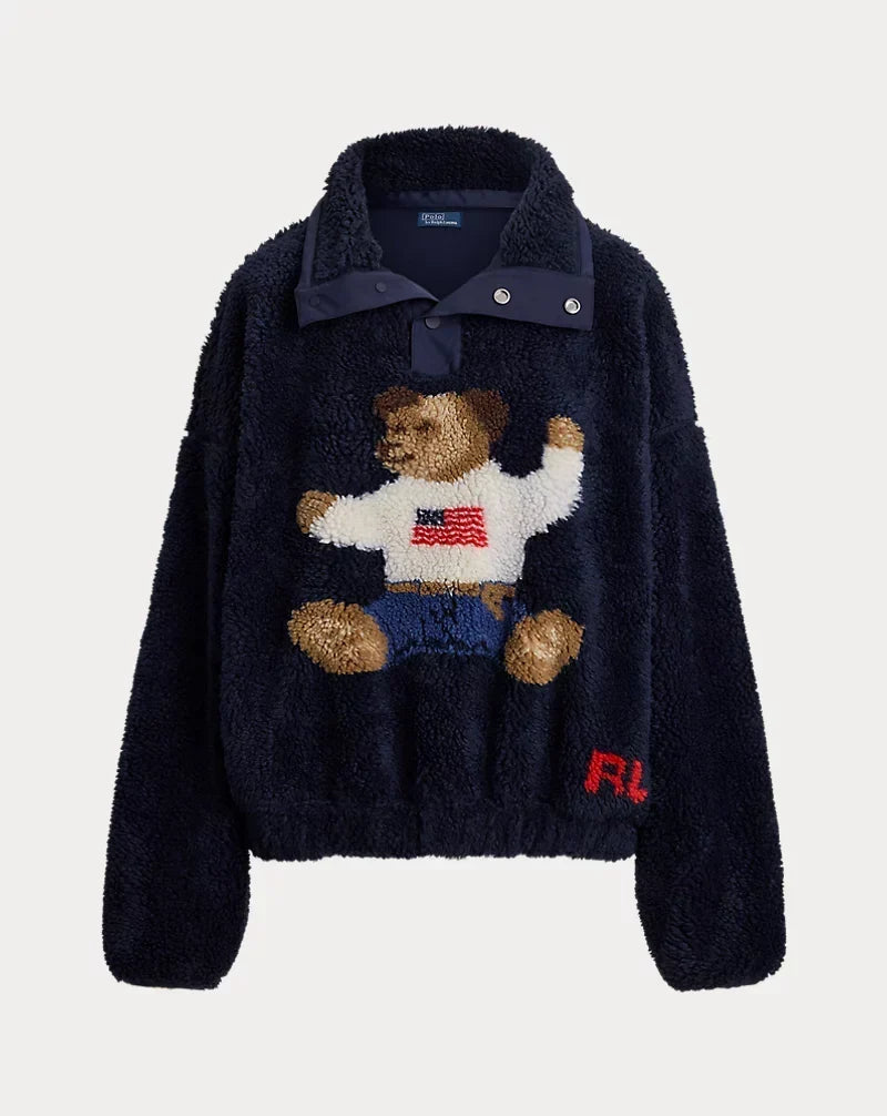 Faux Sherpa Bomber Jacket — photo 2
