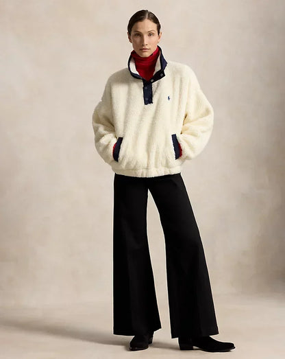 Faux Sherpa Bomber Jacket — photo 3