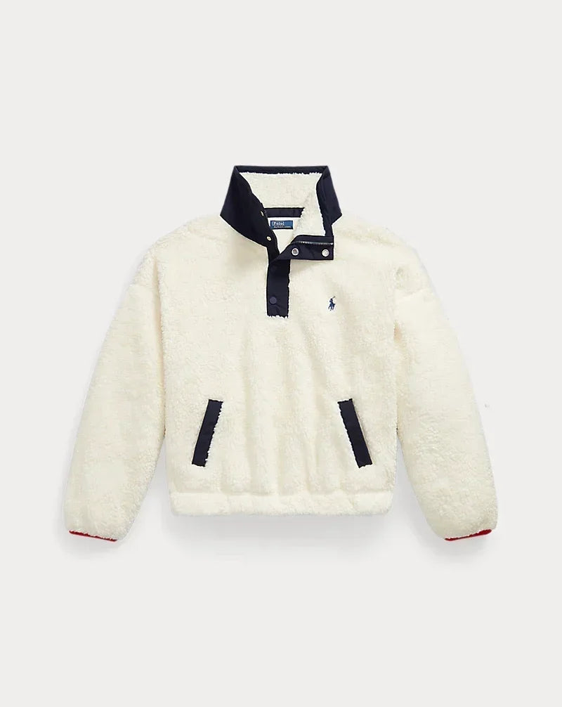 Faux Sherpa Bomber Jacket — photo 9