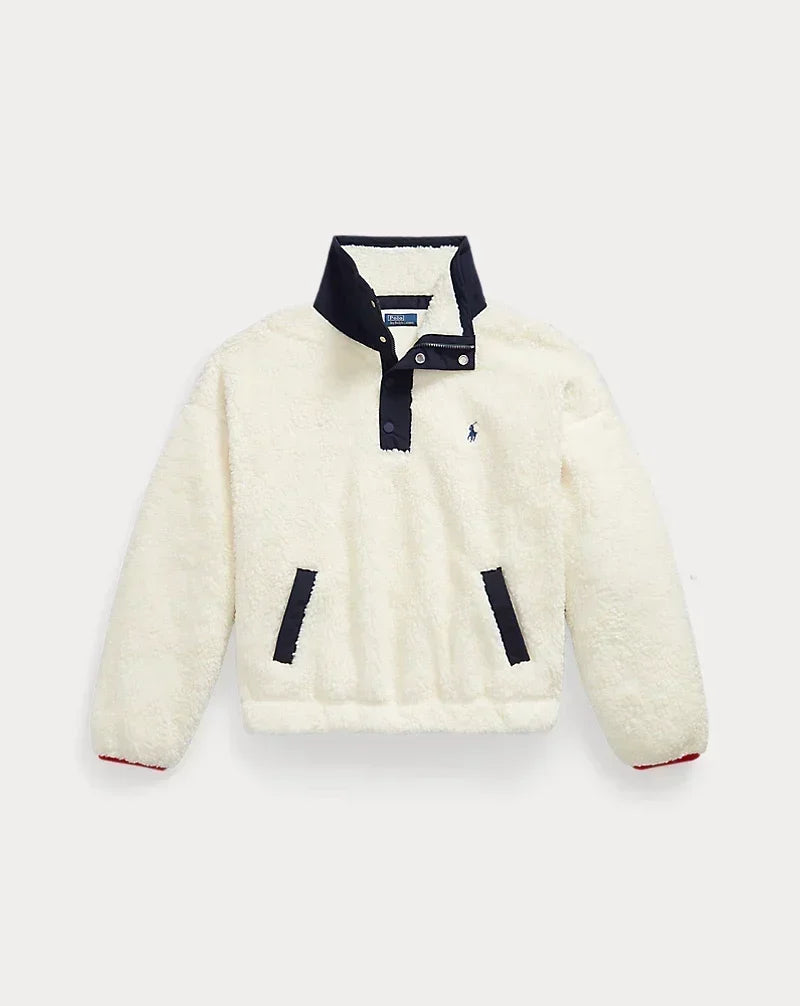Faux Sherpa Bomber Jacket — photo 1