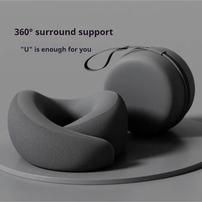 U-Shaped Travel Neck Pillow - Durable Airplane Neck Cushion for Comfortable Support — photo 10