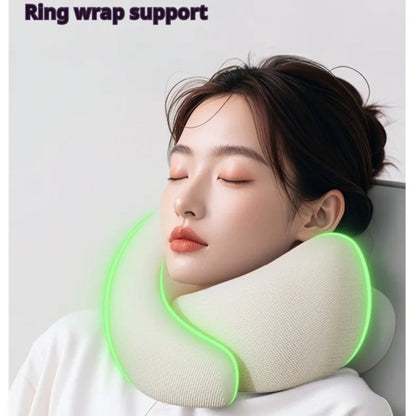 U-Shaped Travel Neck Pillow - Durable Airplane Neck Cushion for Comfortable Support — photo 2