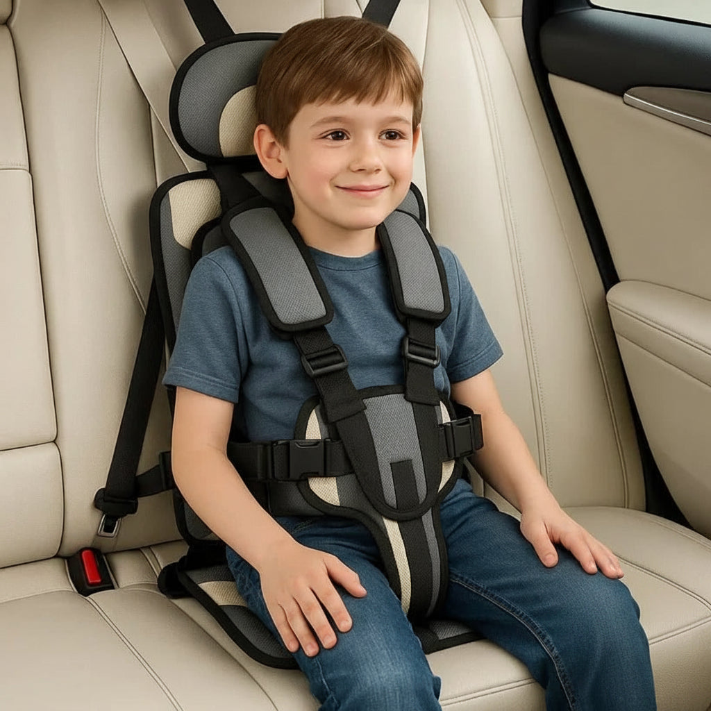 Safe Child Car Travel Seat — Compact Foldable Design, Quick Assembly — photo 15
