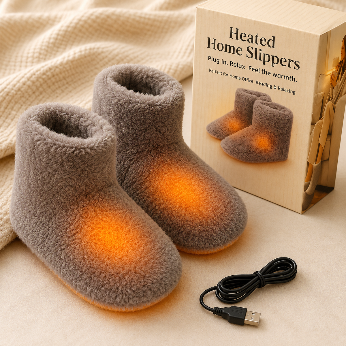 Como Cosy Heated Slippers — photo 1