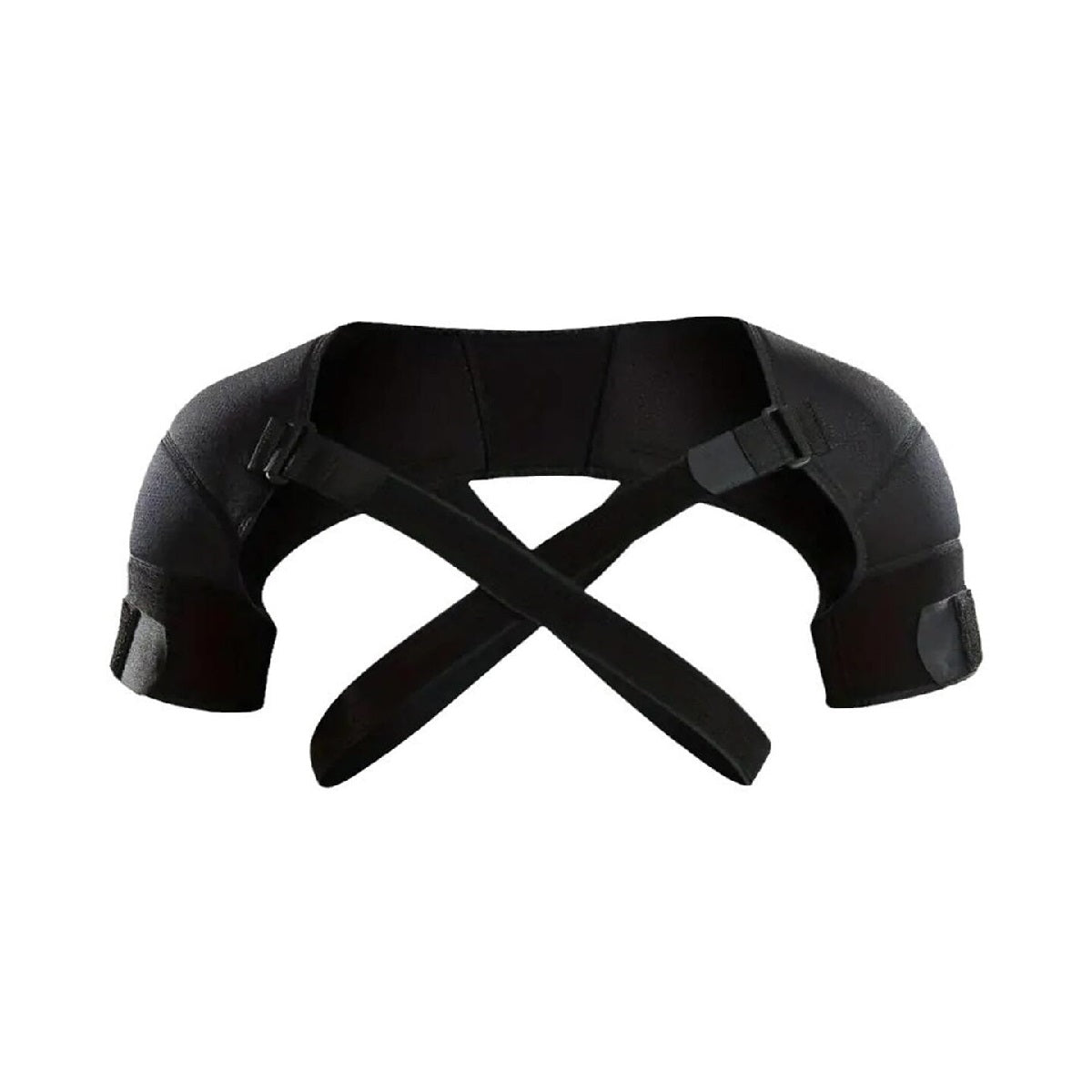 Adjustable Double Shoulder Brace Breathable Compression Support for Pain Relief — photo 8